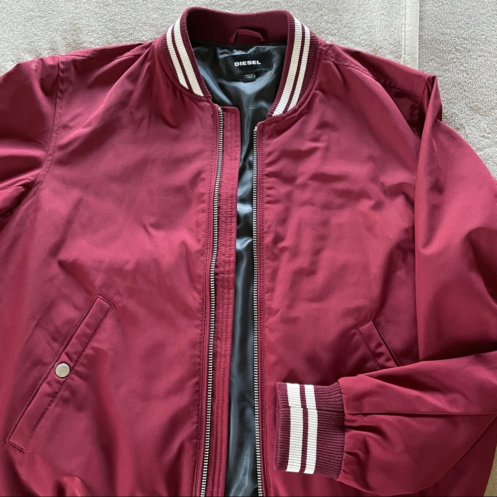 Red Bomber Jacket - Diesel